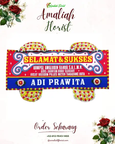 Papan Bunga Ucapan Selamat Siring Jaha